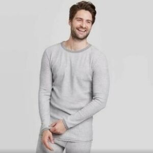 Goodfellow & Co Gray Thermal Top, Small & Mediums